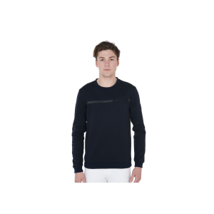 Felpa Uomo EQUESTRO Interlock girocollo